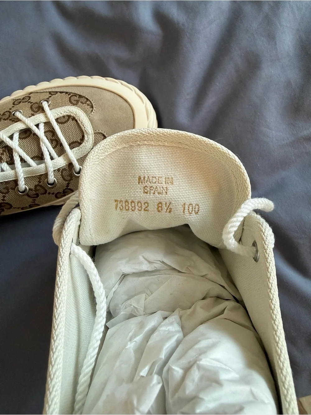 Gucci Tortuga Low-Top Sneaker (SKU: 738992-FABQA-9796)